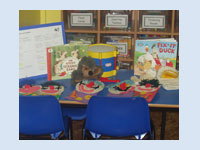 Vehicles for learning - we use a range of resources to stimulate the children's interest