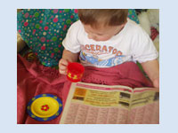 Reading the paper in bed - roleplay is an important part of the learning process